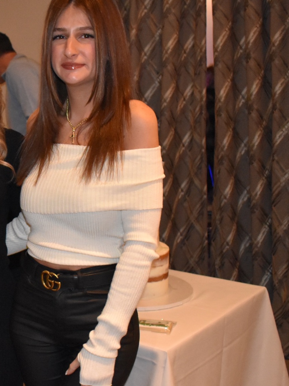 Princess Polly Cream Off-the-Shoulder Ribbed Sweater